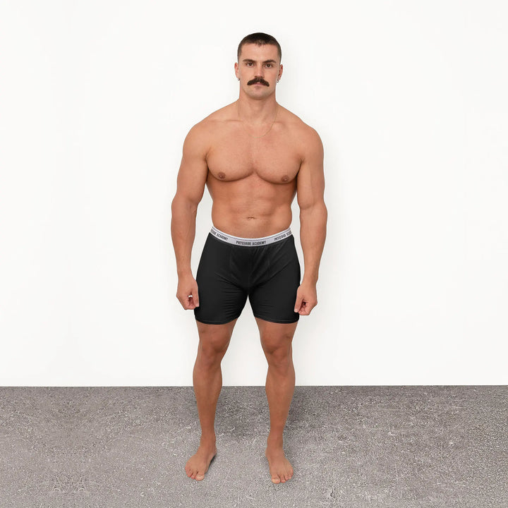 Physique Academy Black Boxers - Pack of 3