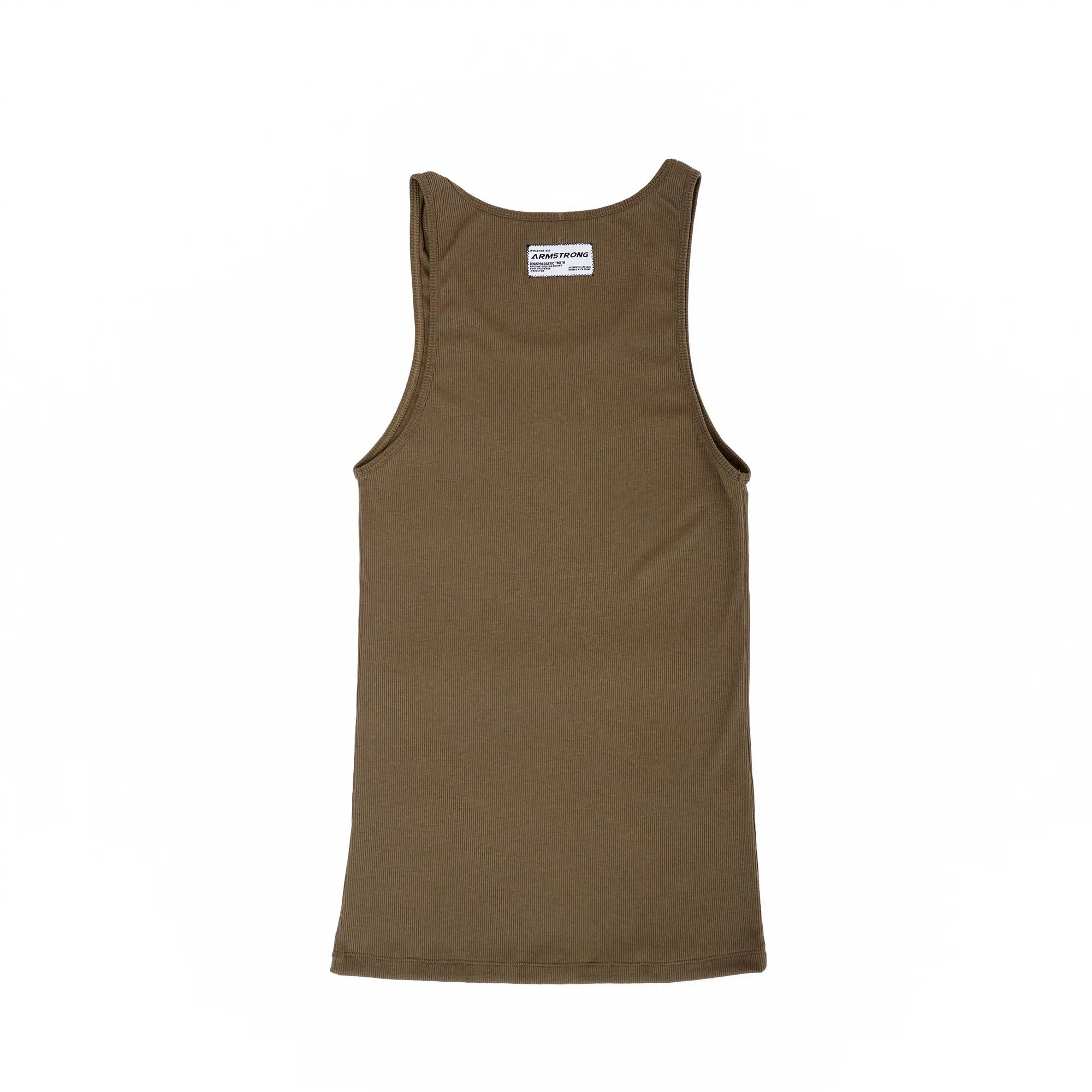 Physique Academy Rib Tank Khaki