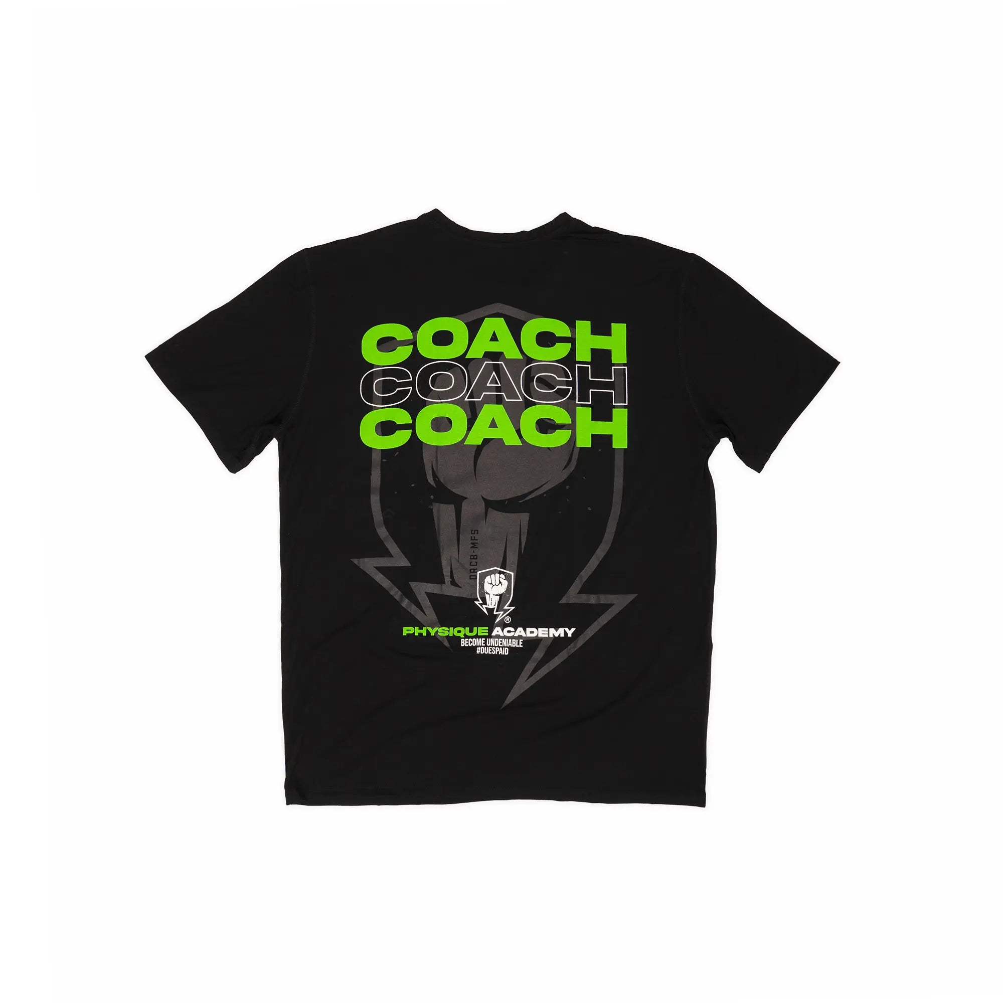 Physique Academy Coach T-Shirt Black-Green