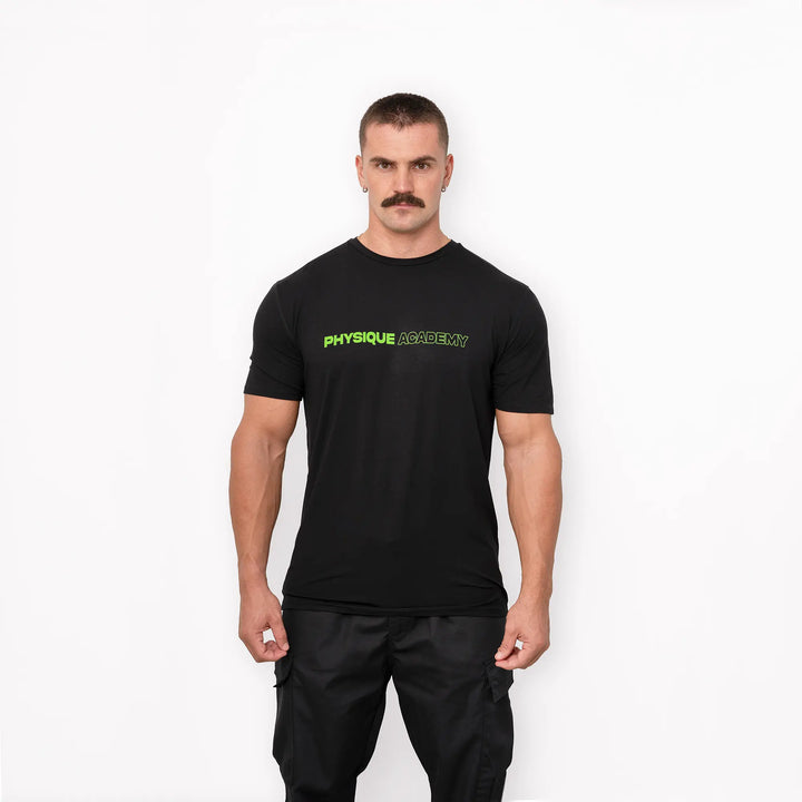 Physique Academy Coach T-Shirt Black-Green