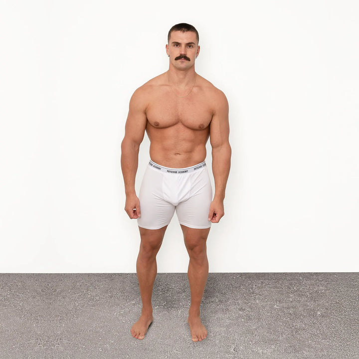 Physique Academy White Boxers - Pack of 3