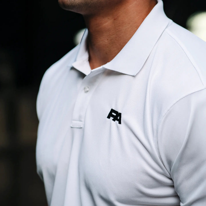 Physique Academy Signature White Polo